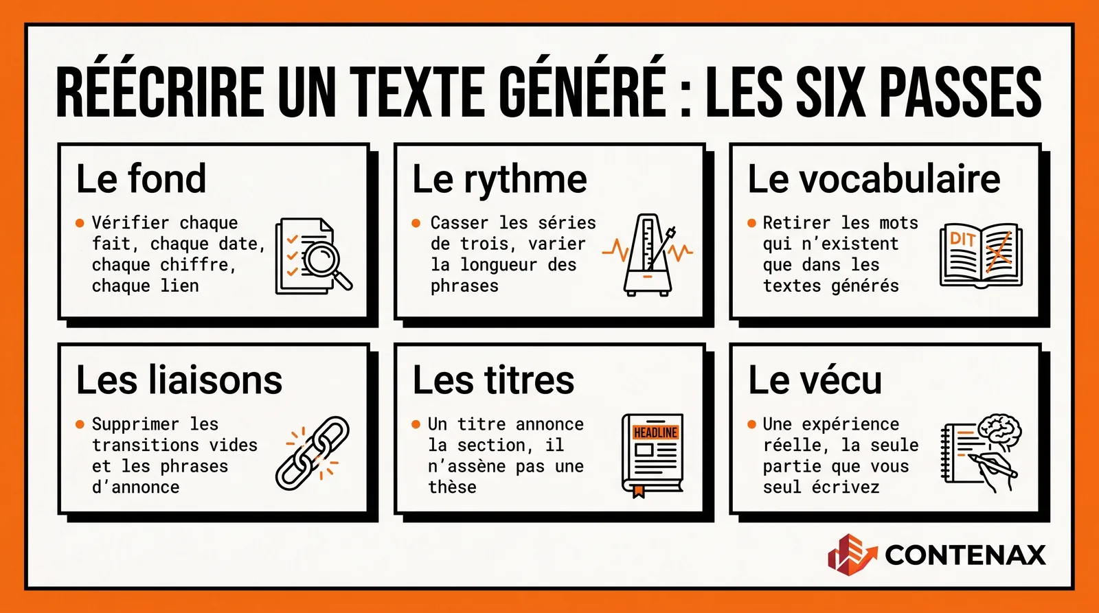 Réécrire un texte généré par IA : le guide de relecture